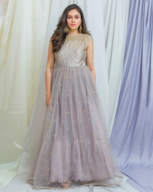 Floor Length Satin Gown Collection from Birdy Grey | Junebug Weddings