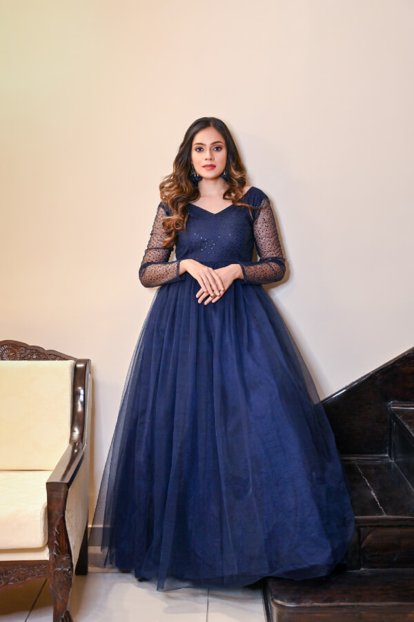 Buy Navy Blue Dresses & Frocks for Girls by TOY BALLOON Online | Ajio.com