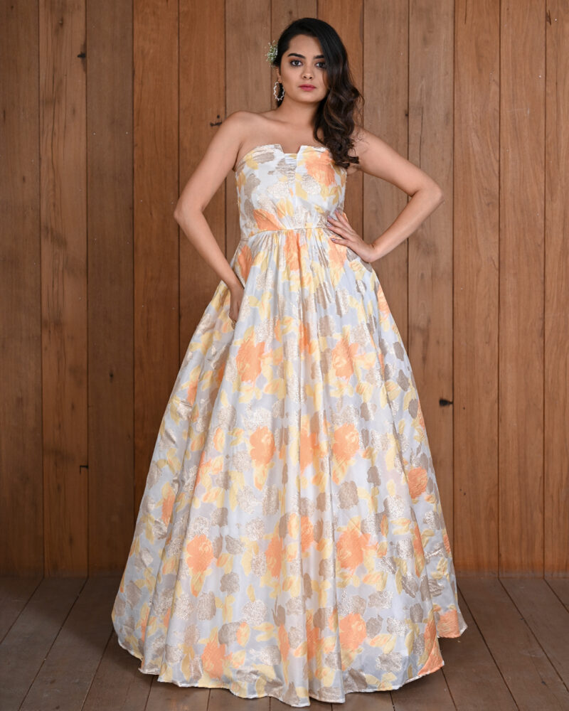 Orange Designer Dress for Any Occasion | NewYorkDress