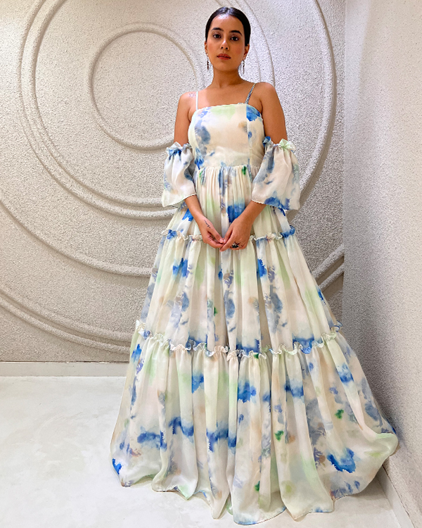 Elegant White Strapless Bowknot Ball Gown Wedding Dress | LizProm